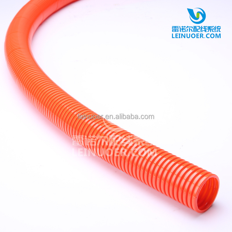 42.5mm diameter Orange fire resistant Nylon flexible conduit hose