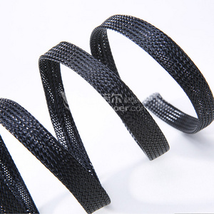 LNE-PET-016 expandable braided sleeving for cable protection