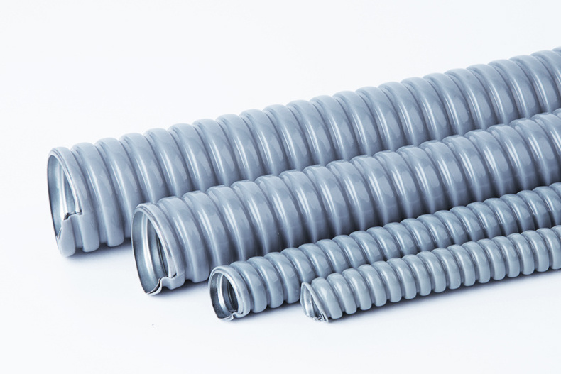 3/16'' to 6'' inch Liquid Tight water proof flame retardant  PVC Cover metallic Flexible corrugated  Metal Conduit tubing hose