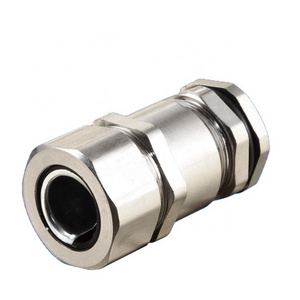 Brass Electrical Cable Gland Hose Connector for Metal Flexible Conduit