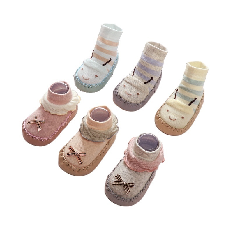 baby toddlers socks children floor socks non-slip soft spring and summer thin 0-2 years old early education glue socks