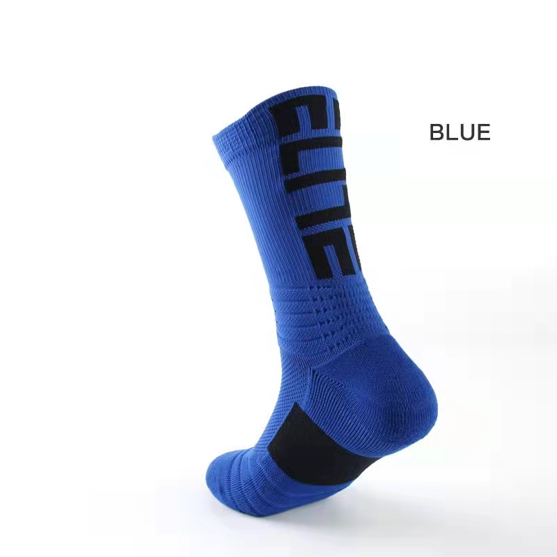 Wholesale black sport socks men crew elite Basketball Athletic Training Socks