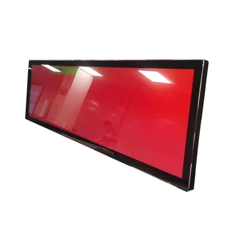 Custom 19.5 Inch Small Shelf Advertising Screen Ultra Wide Bar Stretched LCD Display Shopping Malls Digital Signage Displays