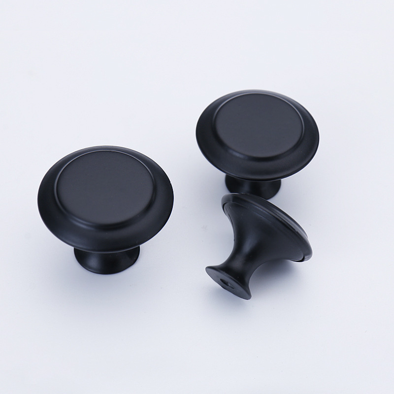 Black Stainless steel Knobs Drawer Pulls Door Handles Knobs Handles Pull for Dresser