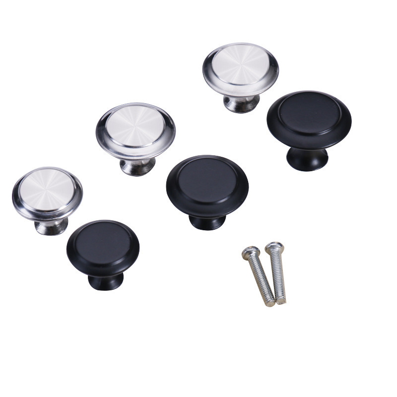 Black Stainless steel Knobs Drawer Pulls Door Handles Knobs Handles Pull for Dresser