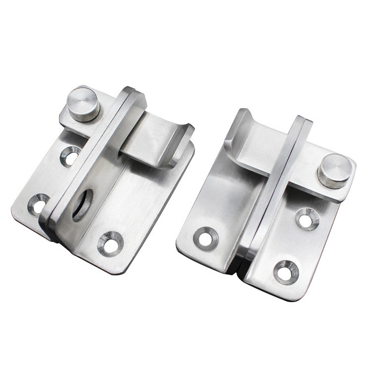 Stainless Steel Brushed Slide Bolt Door Lock Gate Latch Tiny Padlock Hasp