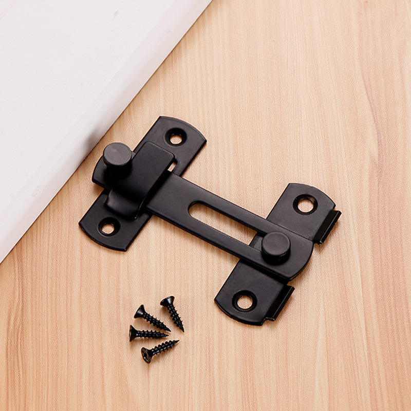 Stainless Steel Flip Latch Gate Latches Bar Latch Safety Door Lock for Pet Gate,Cabinet Furniture, Window