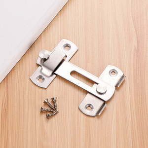 Stainless Steel Flip Latch Gate Latches Bar Latch Safety Door Lock for Pet Gate,Cabinet Furniture, Window