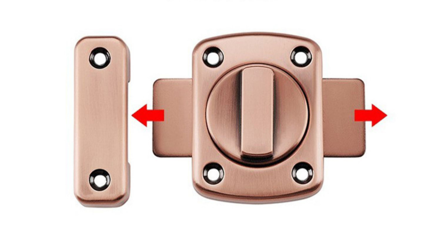 Wholesale Zinc Alloy Thick Anti-Theft Security Door Rotate Bolt Latch Slide Lock