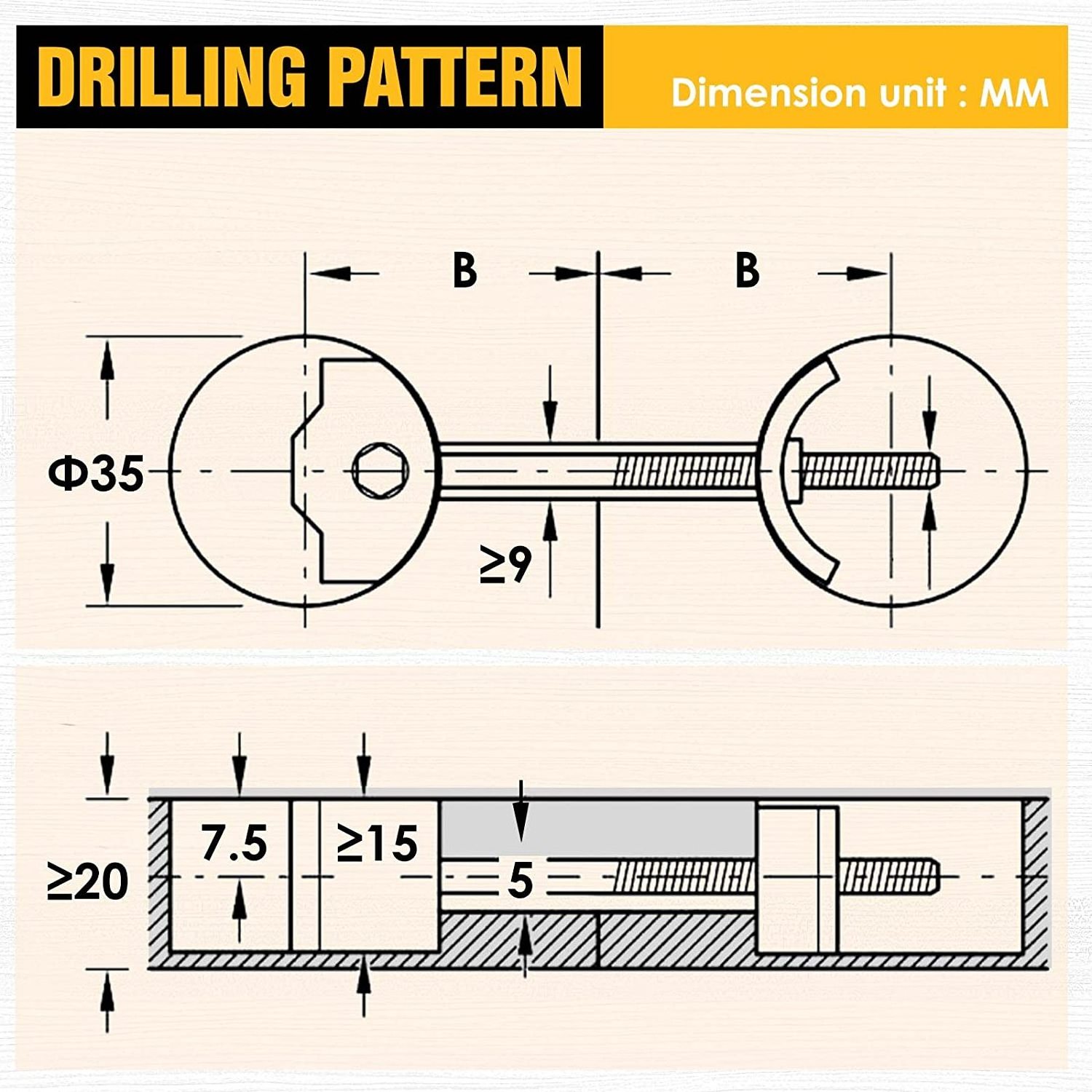 Bedside Barrel Bolt Latch Connection Screw 4 In 1 Office Desk Connecting Fittings Assembly Cabinet Connector Screw Hardware