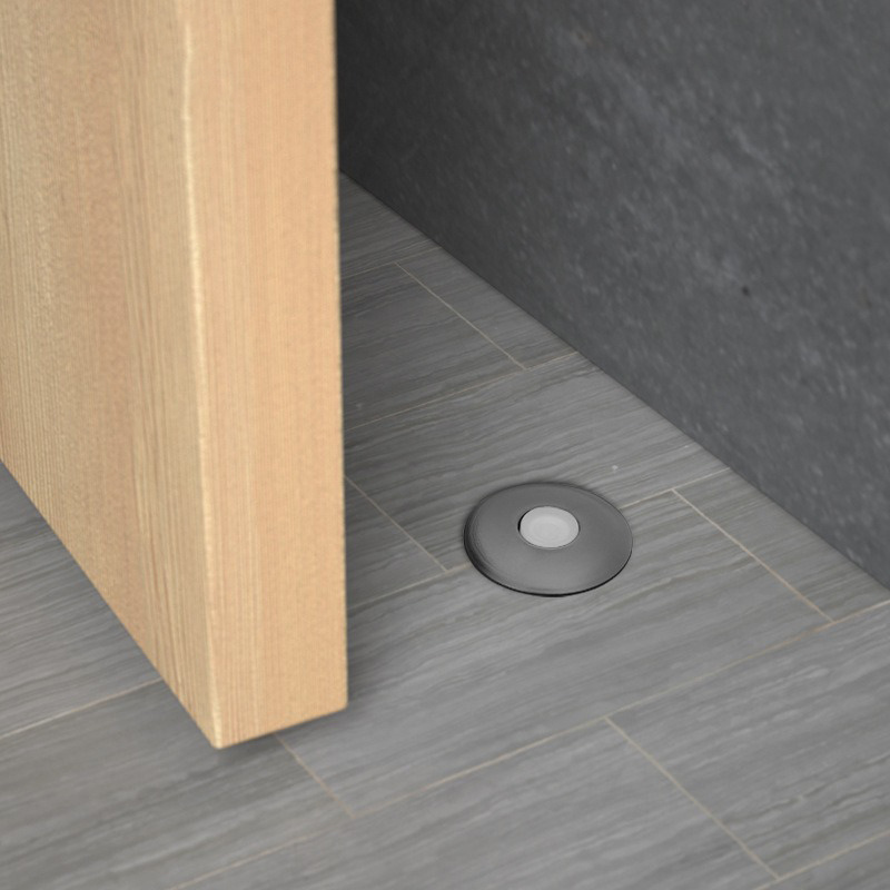 Floor mounted Concealed Stainless steel invisible magnetic door stop