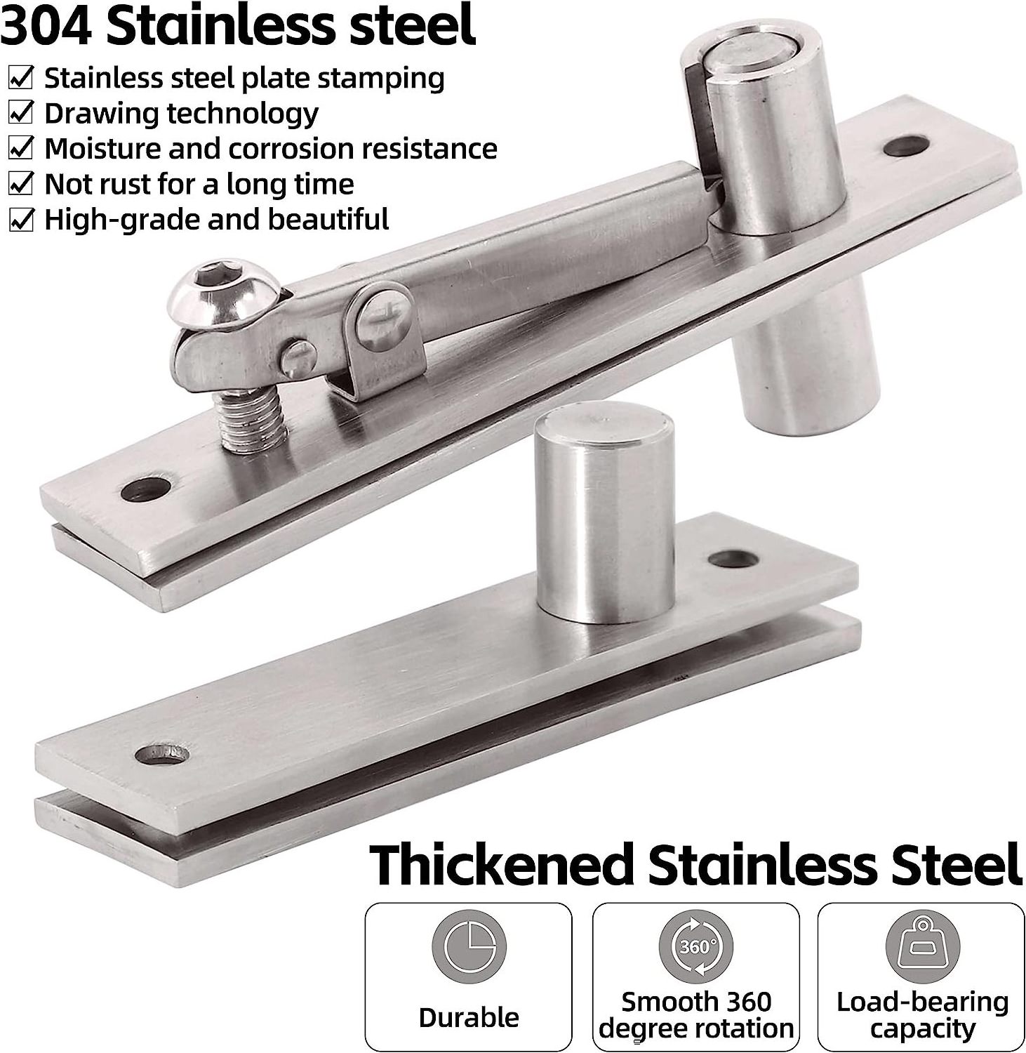 Factory hot sale 360 Degree Door stainless steel Pivot Hinge