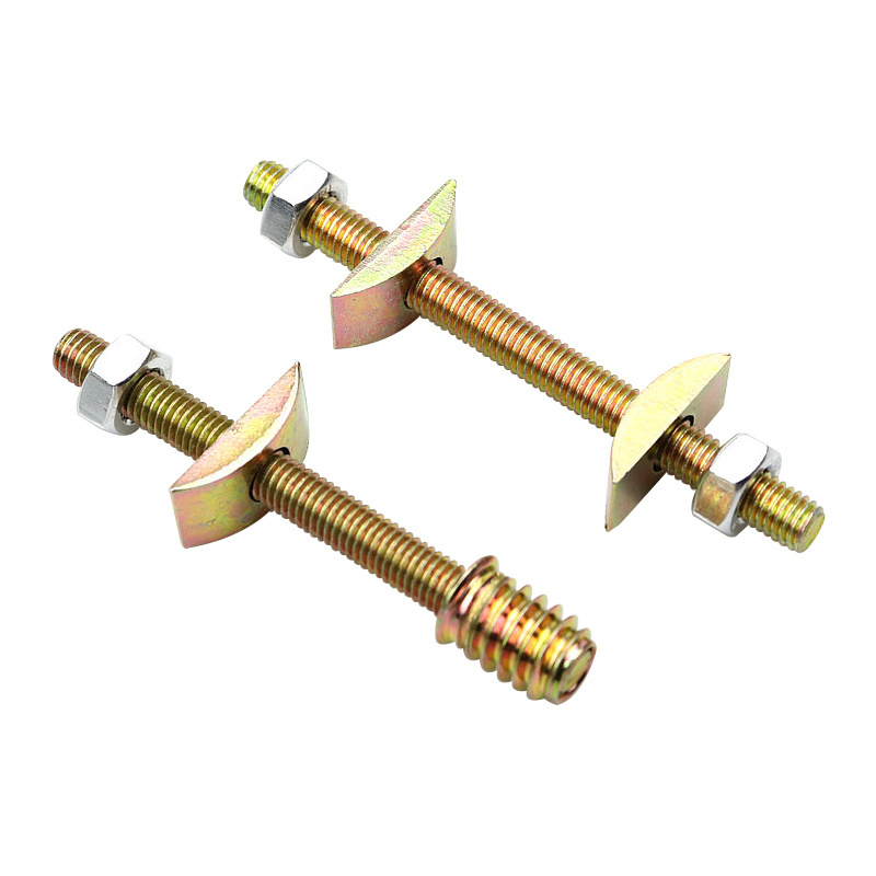 Bedside Barrel Bolt Latch Connection Screw 4 In 1 Office Desk Connecting Fittings Assembly Cabinet Connector Screw Hardware