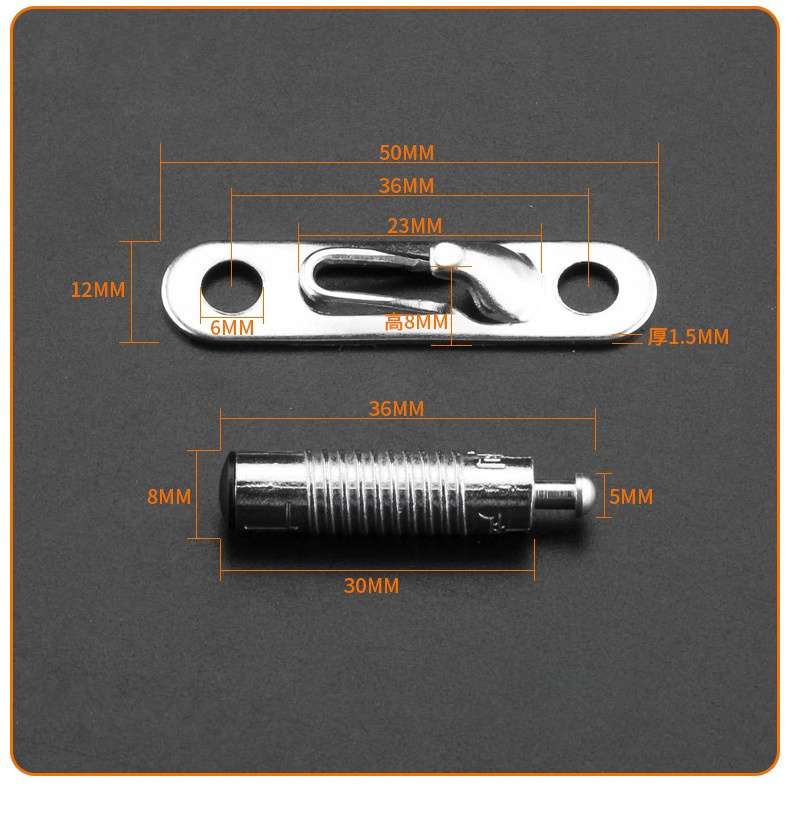 Furniture Hardware Connector For Cabinet Shelves Concealed 2 In 1 Fitting Connecting