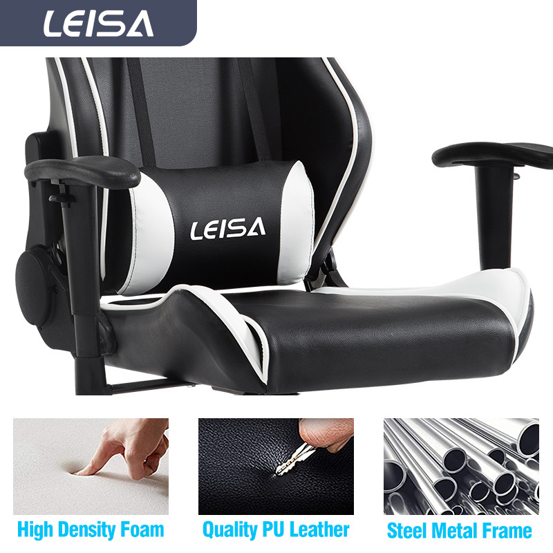 Good Quality Silla Gamer Adjustable Hotel Office Chair Footrest Leather Nylon Computer Gamer Racing Pc Gaming Chair Gamer