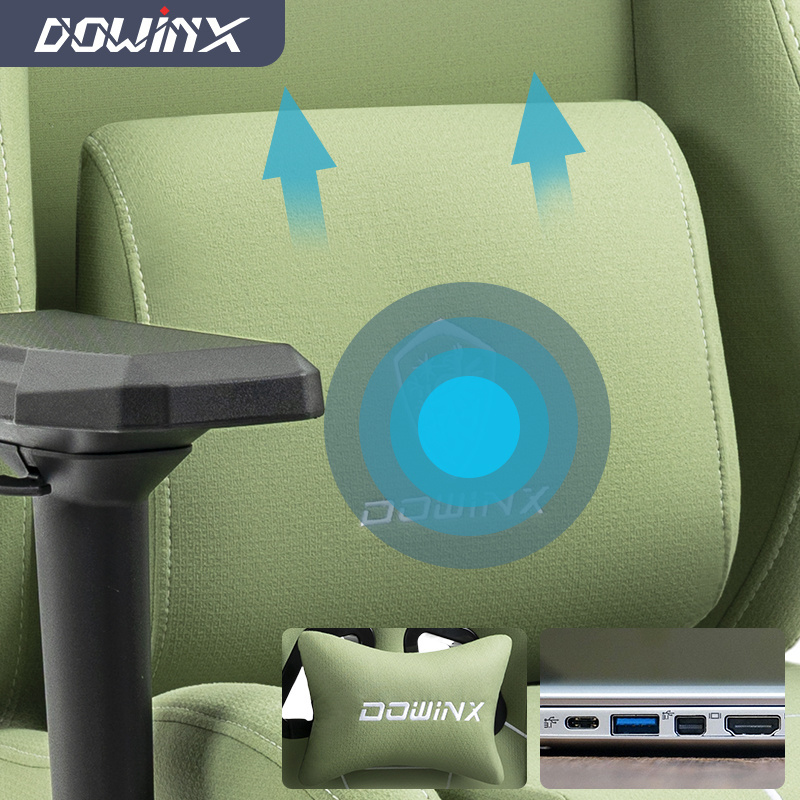 2024 New Design Dowinx Wholesale Gaming Office Chair With Removable Seat Cushion