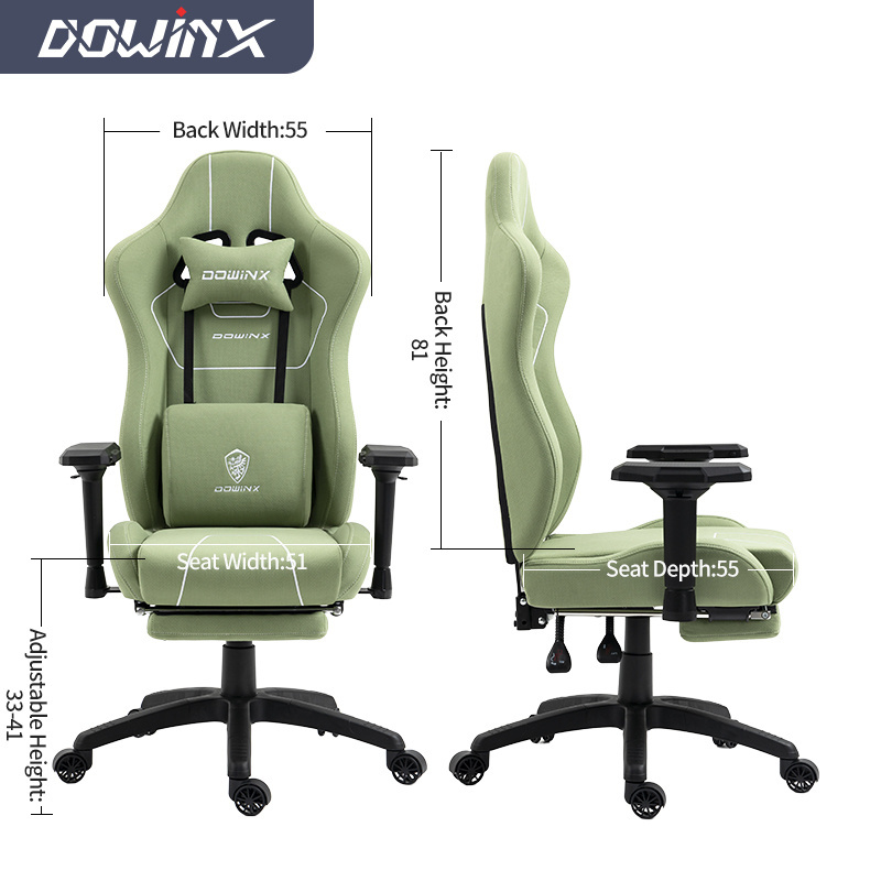 2024 New Design Dowinx Wholesale Gaming Office Chair With Removable Seat Cushion