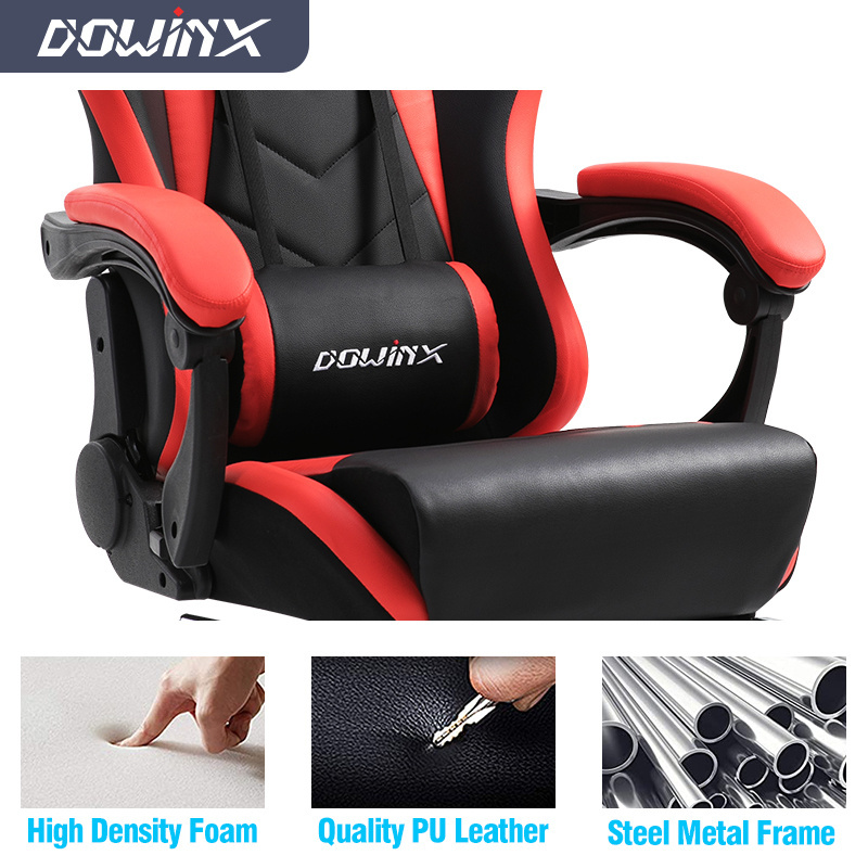 Large Width Wide Seat Ergonomic PC Computer Gamer Chair Linkage Gaming Swivel Racing Chair