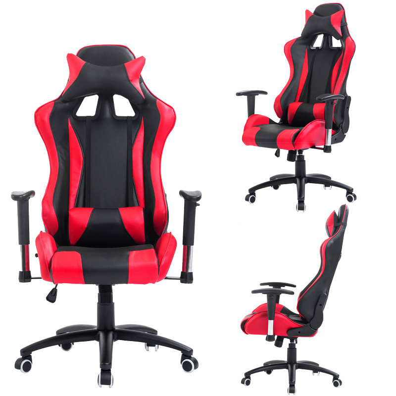 Whole Mesh Racing Style Gold Suppliers  BLACK AND RED Gaming Chair