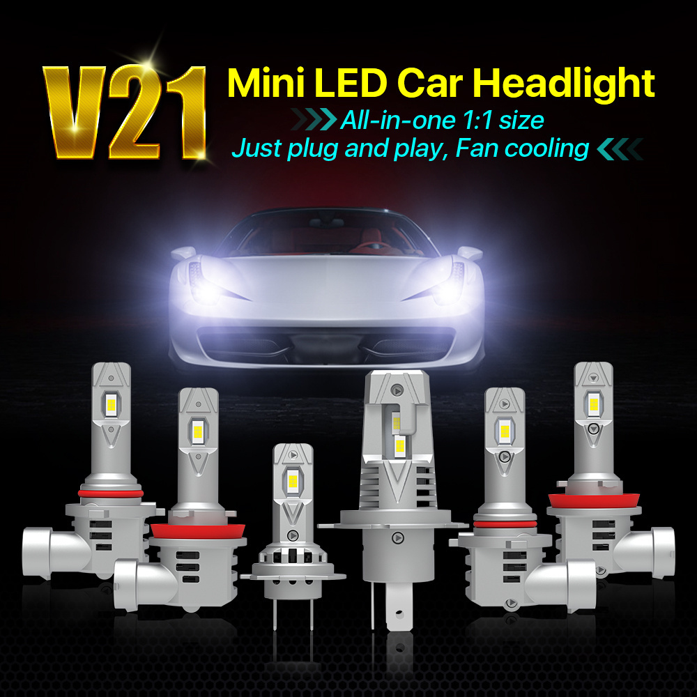 H1 H3 LED Headlight Bulb 80W Canbus Super Bright 10000LM CSP 3570 H4 H7 H11 9005 9006 LED Car Lamp for Honda VW Toyota Fiat Kia