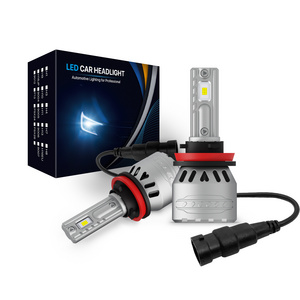 Factory Made H4 H7 H11 LED Headlight Bulb 60W Canbus 12000LM Bombilla faro LED H10 9005 HB3 9006 HB4 9012 Auto Accessories 12V