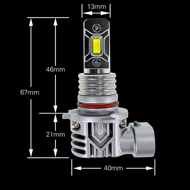 Factory price H13 H15 LED Fog Light High Low Beam H4 H19 9007 Auto Car Ampoule de phare LED 80W Canbus 4000LM  H1 H3 H7 LED Lamp