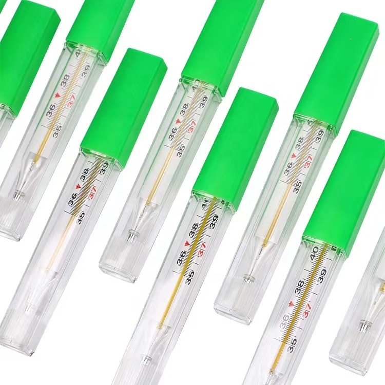 Hot sale customized  mercury-free glass thermometer clinical gallium thermometer for armpit use