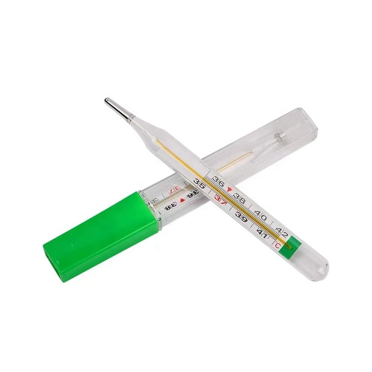 Hot sale customized  mercury-free glass thermometer clinical gallium thermometer for armpit use