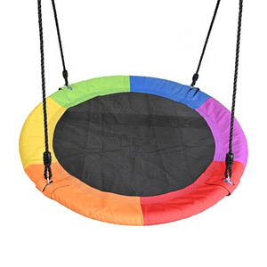 Flying Saucer Tree Round  Swing for Kids Outdoor Playground Large Strong Heavy Duty