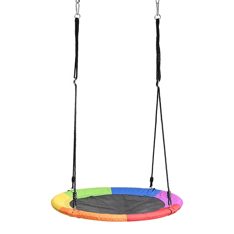 Flying Saucer Tree Round  Swing for Kids Outdoor Playground Large Strong Heavy Duty