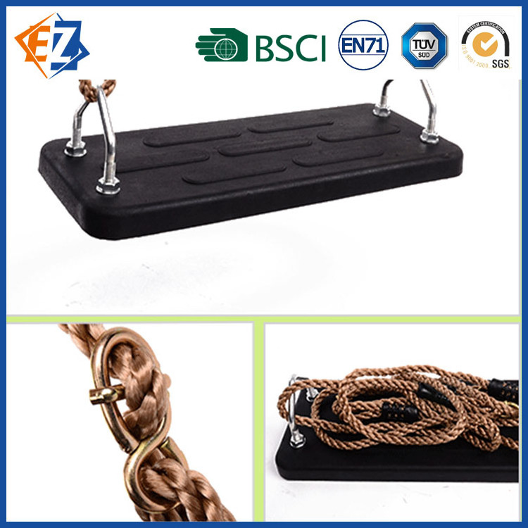 Durable Rubber Swing Seat with Rope