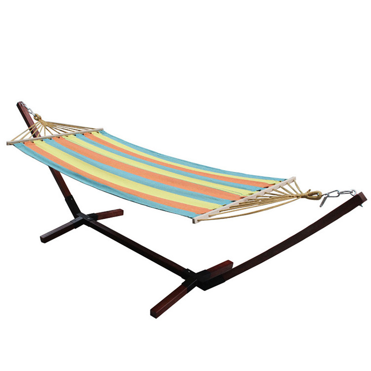 Portable Hammock as A Bed with Frame and Carry Bag