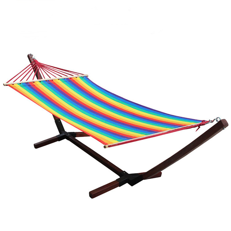 Portable Hammock as A Bed with Frame and Carry Bag