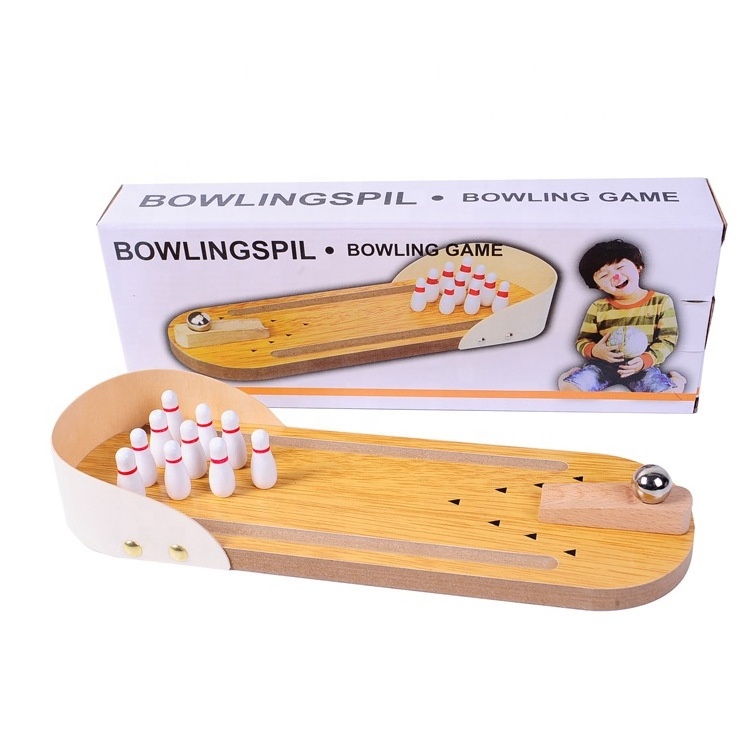 Portable and Mini Bowling for Table Games and Educational Toys for Kids