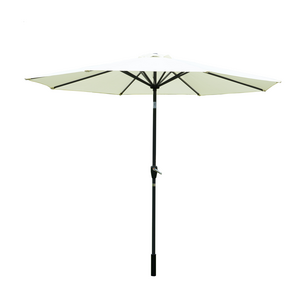 Portable  Garden umbrella aluminum patio parasol Pagoda Patio Umbrella  with Push Button Tilt and Crank, with Wind Vent