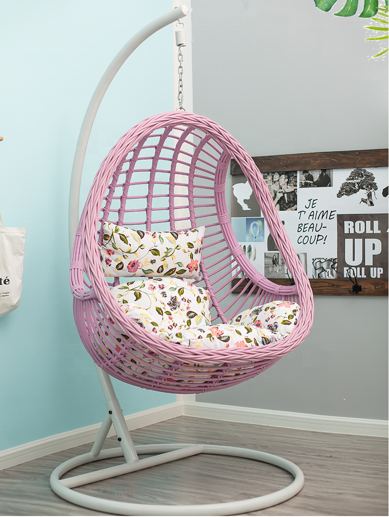 Wholesale and retail  hanging swing egg chair outdoor egg swing chair with stand