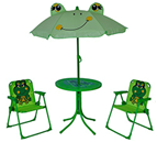 2024 new hotsale kids furniture  kids table and chair with umbrella 4pcs kids garden set for beach