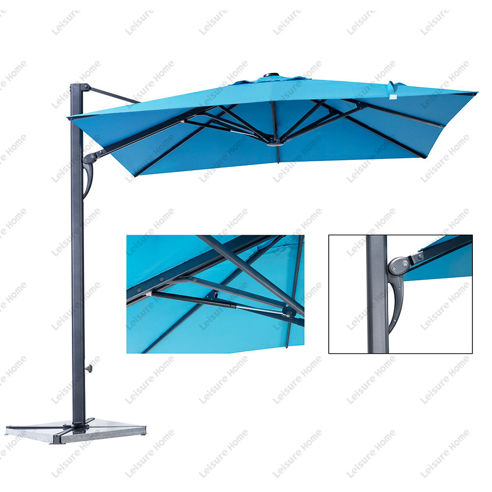 Luxury Garden Umbrella Sun Garden Umbrella Cantilever Parasol Large Waterproof Big Patio Umbrellas For Garden