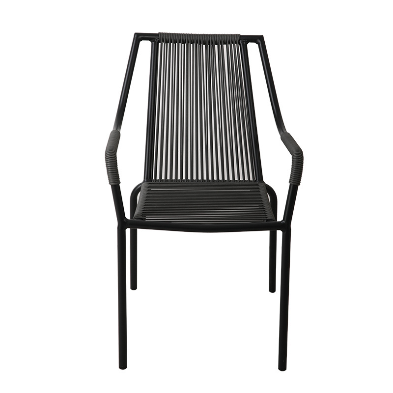 Luxury Outdoor Dining Table Chairs Spring Hotel Patio Chairs Outdoor Dining Black Paito Garden Outdoor Dining Chair