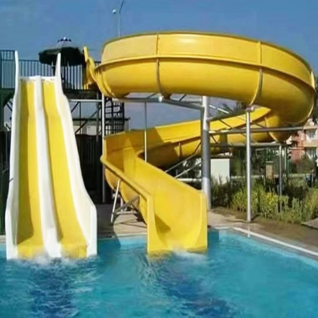 custom fiberglass swimming pool water slides with pool for kids and adults pool accessories slide