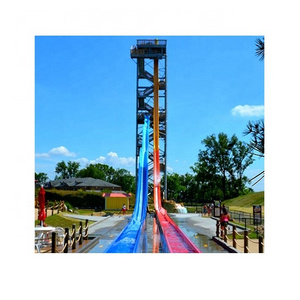 fiberglass high speed water park slides for kids and adults