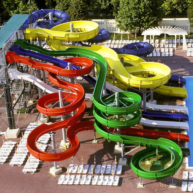 customized fiberglass pool slide for children and adult spiral fiberglass pool slides