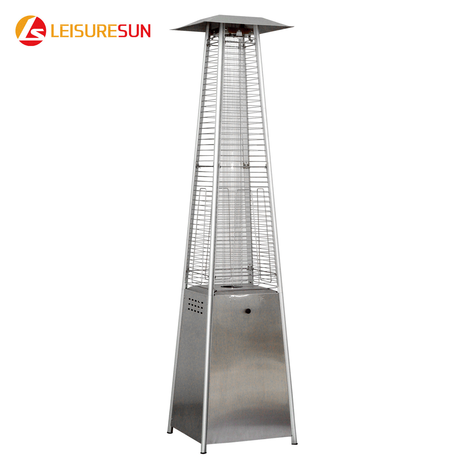 quality goods top outdoor patio propane pyramid gas flame heater wheeled portable with hose and regulator wheel kit 13kw