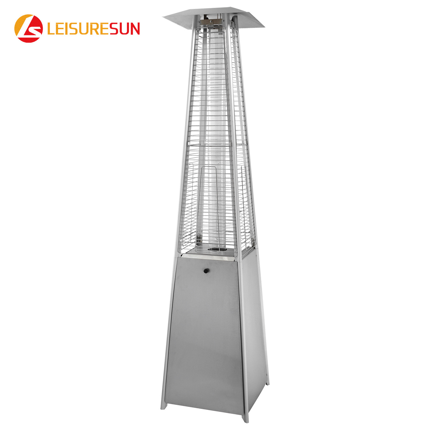 quality goods top outdoor patio propane pyramid gas flame heater wheeled portable with hose and regulator wheel kit 13kw