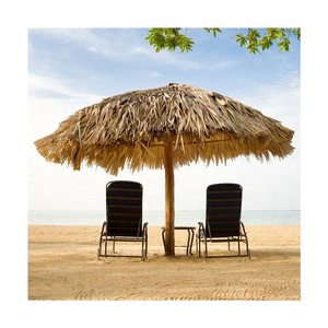 High quality maldives artificial thatched palm leaf synthetic straw thatch umbrella