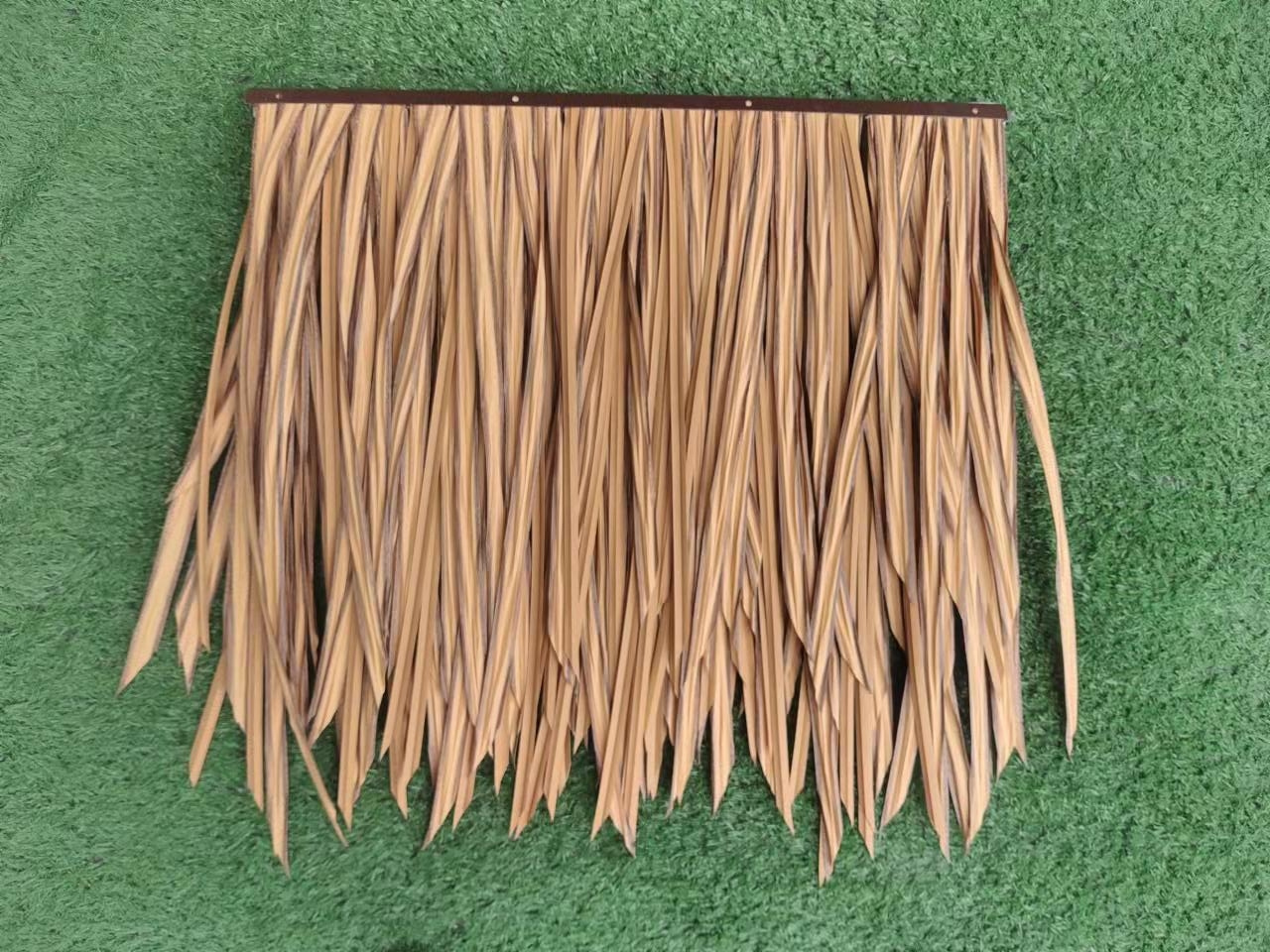 High quality  Foundry high density Eco-friendly Extrusion plastic artificial thatch roofing