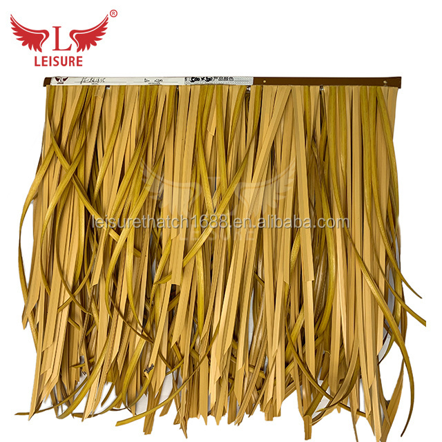 High quality  Foundry high density Eco-friendly Extrusion plastic artificial thatch roofing