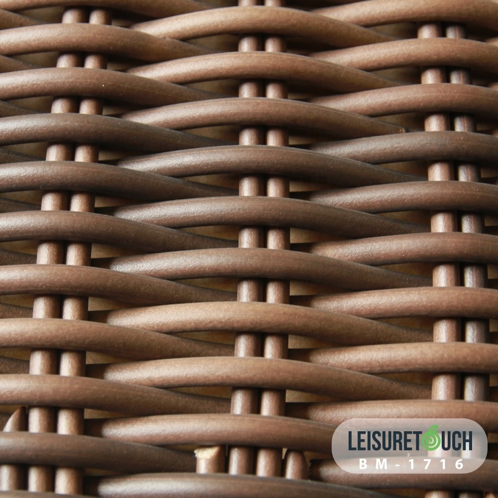 Synthetic Round Plastic Rattan Resin Wicker Material For Gardening Set Furniture