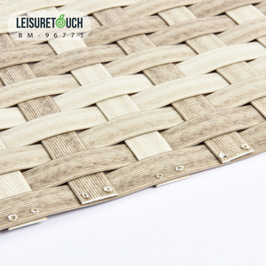 Leisure Touch Rattan Free Sample PE Outdoor Furniture Woven Synthetic Wicker Artificial Plastic Rattan Material