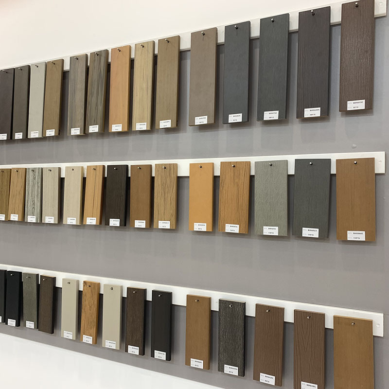 PS wood timber engineered wall panel plastic wooden sheet synthetic wood board exterior plank for outdoor furniture